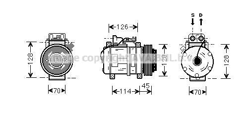 AVA QUALITY COOLING kompresorius, oro kondicionierius MSK278